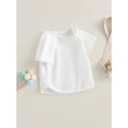 thumbnail image 3 of Bagilaanoe Toddler Boy Girls T-Shirt Casual Loose Short Sleeve Tees 6M 12M 18M 24M 3T Kids Summer Clothes, 3 of 9