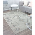 thumbnail image 3 of Soleil BR15J Native Fog Tribal Moroccan gray Area Rug, 8'x10', 3 of 10