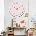 thumbnail image 2 of Relojes de pared silenciosos simples de estilo nórdico para decoración del hogar, reloj con pilas, adorno con temporizador de diseño moderno, 2 of 5