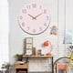 thumbnail image 2 of Relojes de pared silenciosos simples de estilo nórdico para decoración del hogar, reloj con pilas, adorno con temporizador de diseño moderno, 2 of 5