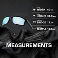 thumbnail image 5 of Oakley OO9449 Gibston Square Shaped Polarized Sunglasses for Men - Includes Official Eyewear Kit - Matte Black Frame with Prizm Deep Water Lens, 5 of 6
