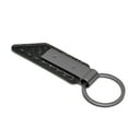 thumbnail image 5 of Ford Expedition Gunmetal Black Gray Metal Plate Carbon Fiber Texture Leather Key Chain, 5 of 5