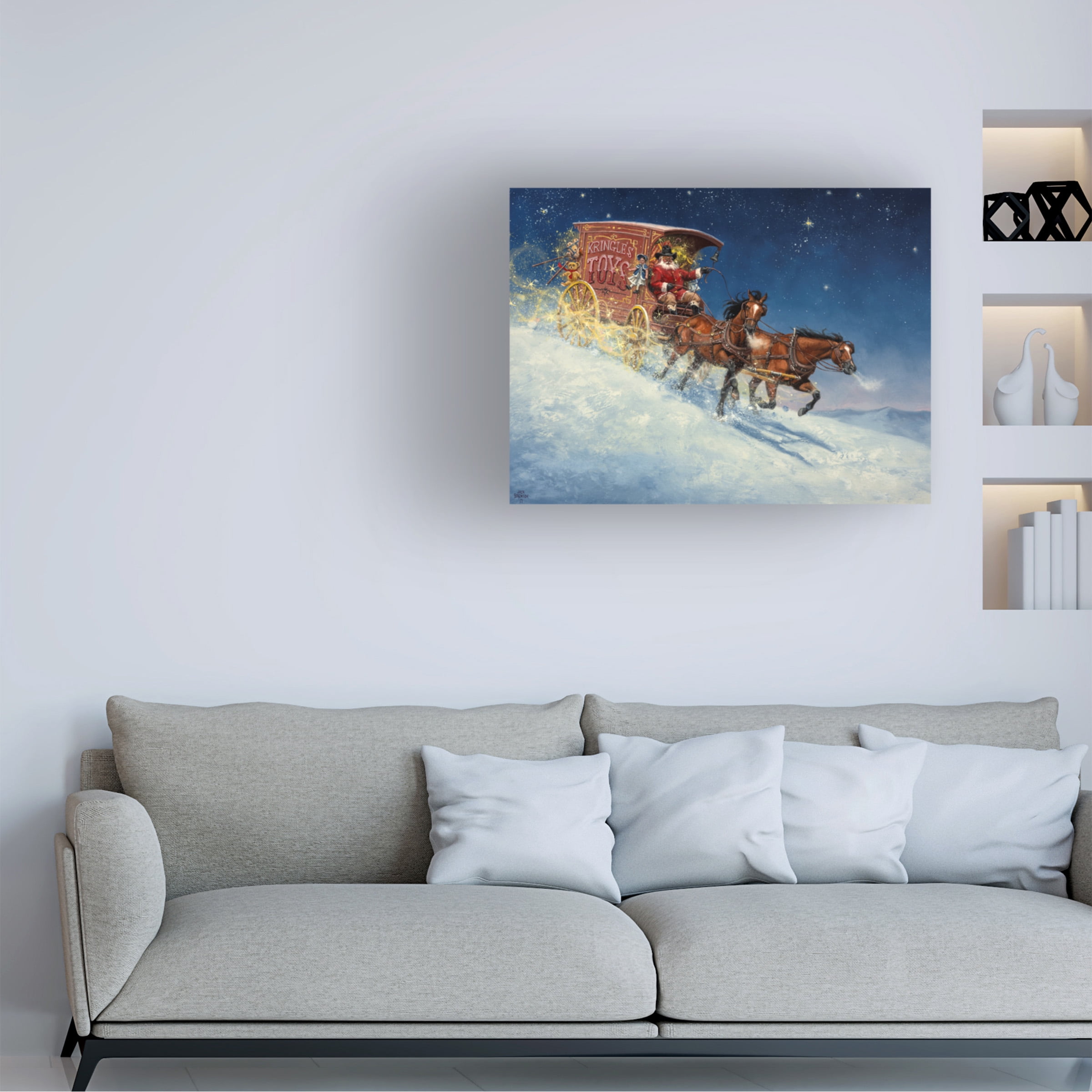 Jack Sorenson 'Nick of Time' Canvas Art