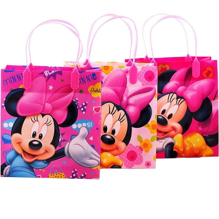 Santas Goodie Box - Disney Minnie Mouse 12 Party Favors Medium Goodie Gift Bags 8