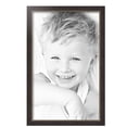 thumbnail image 2 of ArtToFrames 15" x 24" Cimarron Walnut Silver Picture Frame, 15x24 inch Silver Wood Poster Frame (WOM-5223),  Pack, 2 of 7