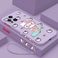 thumbnail image 1 of wangyu Sanrio Cute Hello Kitty Phone Case For OPPO Find X2 X3 X5 Pro Lite Neo Reno 2 Z 5 6 7 8 10 Lite Pro Liquid Left Rope Shell Cover, 1 of 7