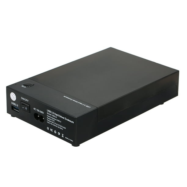 ingen mærke Hane USB 3.0 2.5" 3.5" SATA HDD Enclosure Portable SSD HDD Case Support UASP OTB  One Touch Backup Plug - Walmart.com