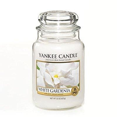 yankee candle 22-ounce jar scented candle, large, white