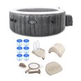 thumbnail image 1 of Intex 28439E Greywood Deluxe 4 Person Inflatable Hot Tub Bubble Jet Spa Kit, 1 of 8