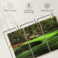 thumbnail image 6 of Elephant Stock Augusta National 11th Hole I Wall Art - Horizontal Multi Panel Canvas - Living Room Wall Decor - Sports Multi Panel - Green And Brown Decor By Marci Rule - 33" x 20", 6 of 8