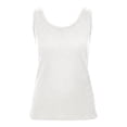 thumbnail image 4 of Knit Tank Top Sleeveless Low Round Neck Flowy Casual Tunic Blouse with Waist Tie Athletic Top Women Loose, 4 of 4