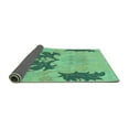 thumbnail image 2 of Ahgly Company Indoor Rectangle Abstract Turquoise Blue Modern Area Rugs, 2' x 4', 2 of 4