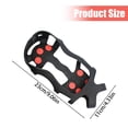 thumbnail image 3 of Ice Snow Grips - Anti-Slip Shoe Grippers, Anti Slip Walking Cleats | Durable Ice Traction Cleats | Lightweight Non-Slip Crampons for Boots and Shoes, Winter Walking Slip-Resistant Ice Spikes, 3 of 9
