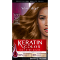 thumbnail image 2 of Schwarzkopf Keratin Color Permanent Hair Color Cream, 6.33 Light Golden Brown, 2 of 9