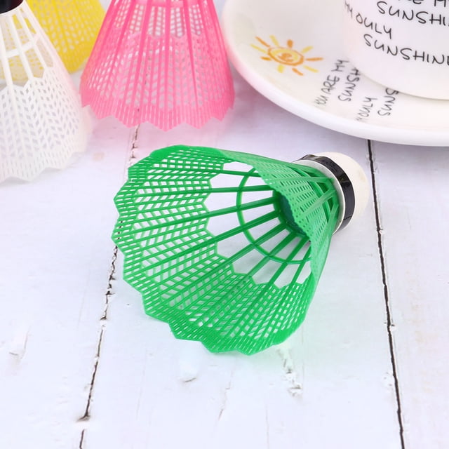 Raindrops 6Pcs Assorted Color Lightweight Badminton Shuttlecock Durable Outdoor Sports Equipment