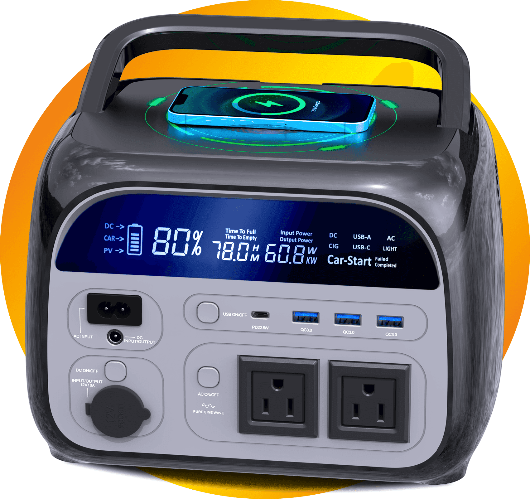 Anker Portable PowerHouse 521 AC Battery Supply Charger