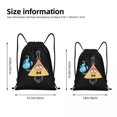 thumbnail image 4 of Mochila deportiva con cordón You Can Trust Me, mochila para gimnasio, mochila con cordón Gravity Falls Bill Cipher para senderismo, 4 of 5