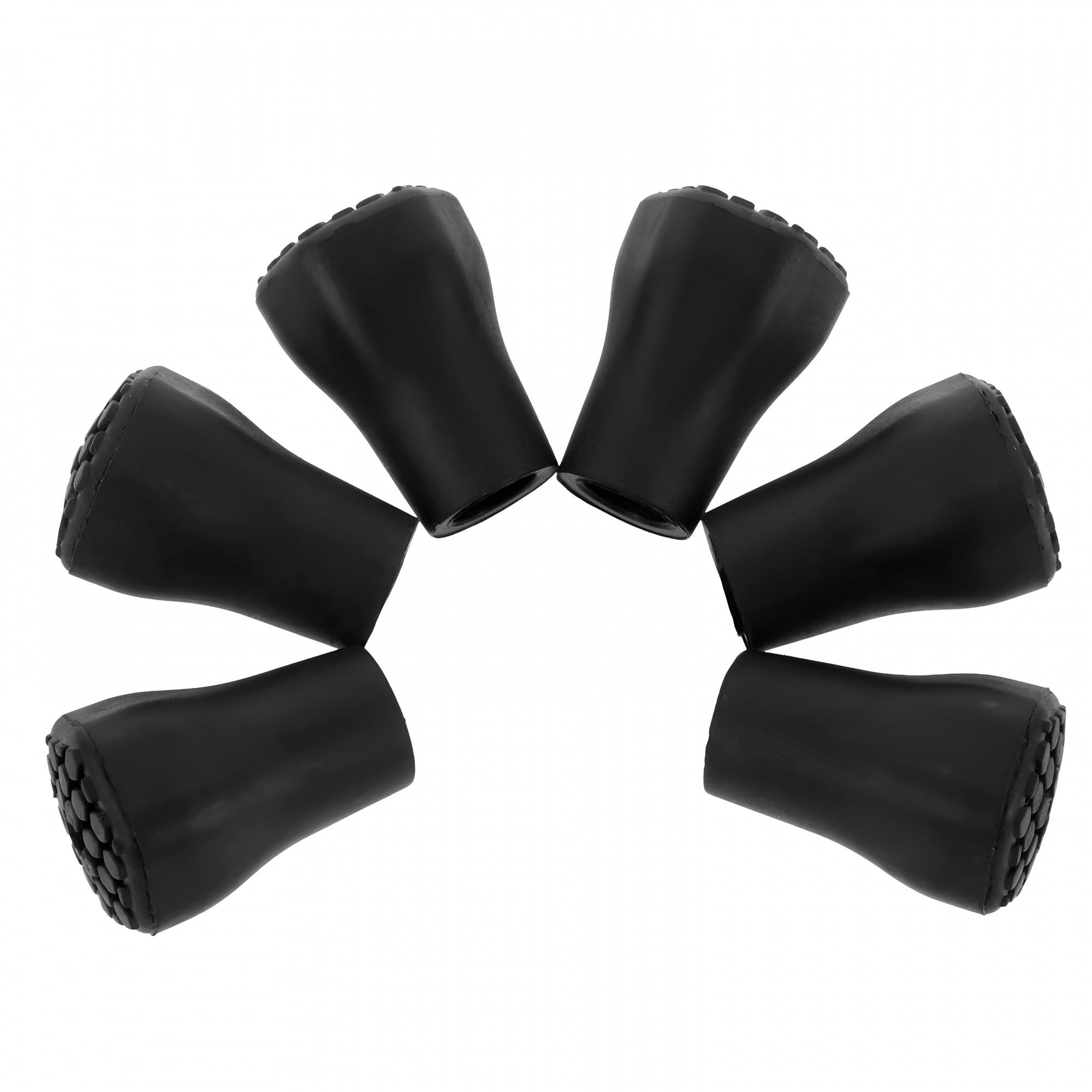 BESTSKY 6 Pcs Accessories Walking Stick Cane Tips Replacements Trekking Pole End Cap Cane Tip Walking Pole Parts