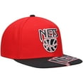 thumbnail image 3 of Men's Mitchell & Ness x Lids Red/Black New Jersey Nets Hardwood Classics Reload 3.0 Snapback Hat, 3 of 5