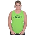 thumbnail image 3 of Funny Im Here To Pet Dogs Cute Lover Tank Top Tee Shirt Women Brisco Brands S, 3 of 6