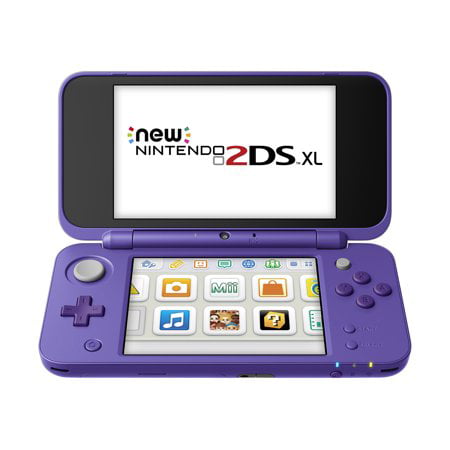 Restored Nintendo New 2DS XL Mario Kart 7 Purple + Silver 3DS - JANSVBDB (Refurbished)