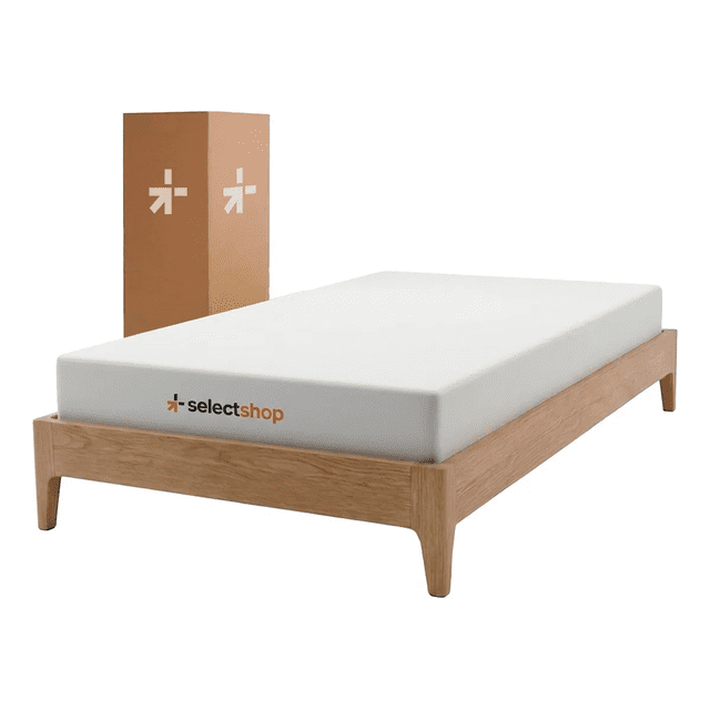 Colchón Individual Memory Foam Confort Ergonómico 15 Cm Blanco