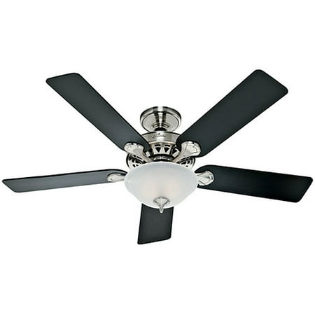 Hunter Fans 52" Waldon 5 Minute Ceiling Fan, Brushed Nickel HR21778