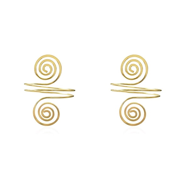 Brazalete de brazo Qarigey de metal dorado 2Conjunto
