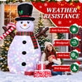 thumbnail image 6 of Moonsun 8 FT Christmas Inflatables Snowman Outdoor Decorations Blow Up Yard Decoration with LED Lights Built-in for Xmas Holiday Party Indoor, 6 of 8