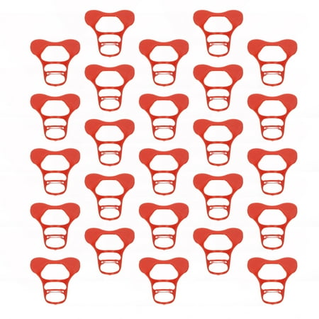 150 Pcs Poultry Blinders Spectacles Goose Eye Mask Large Glasses Duck Glasses Anti-peck Chick Supplies Red Plastic