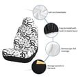 thumbnail image 4 of Uemuo Hand Drawn Snake Pattern Car Seat Covers for Front Seats Waterproof Seat Covers for Cars, Universal Auto Front Seats Protector Fits for Car-1, 4 of 6