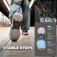 thumbnail image 6 of NORTIV 8 Men's Waterproof Hiking Shoes Non-Slip Lightweight for Walking Comfort Outdoor Trekking Camping Climbing Daily Fashion Sneakers Armadillo FieldLite, 6 of 8