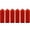 Red x6, variant on 6 Set 1.25"x4" 100% Pure Natural Handmade Beeswax Honeycomb Hand Rolled Unscented Tapers Candles Red
