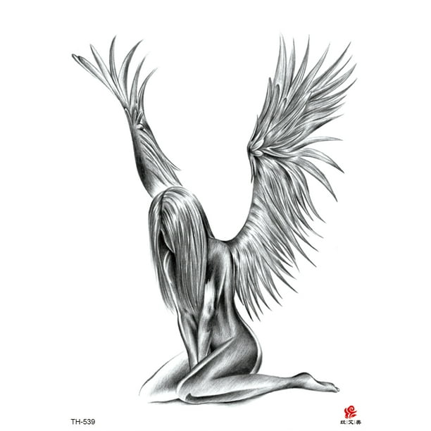Angel Wing Tattoo Meaning & 120+ Best Angel Wings Designs For Women, Tattoo Ideas Female