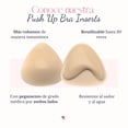 thumbnail image 2 of Sophie's Push Up Bra Inserts | Sujetador para levantamiento de busto lavable y reutilizable | Relleno de brasier para mujer con pegamento de grado médico por ambos lados | Pads para aumento de pecho Sophie's  Push Up Inserts, 2 of 6