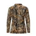 thumbnail image 3 of Uorisanigo Camo Forest Women's Golf Shirt Quick Dry Comfortable Long Sleeve Golf Polo Shirts Versatile Fashion Athletic Tops with 1/4 Zipper for Workout Sports, 3 of 7