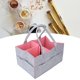 thumbnail image 4 of Organizador de pañales bolsa de planificador separadores desmontables tela de fieltro resistente para herramientas de arte de uñas Crtynell Otros, 4 of 8
