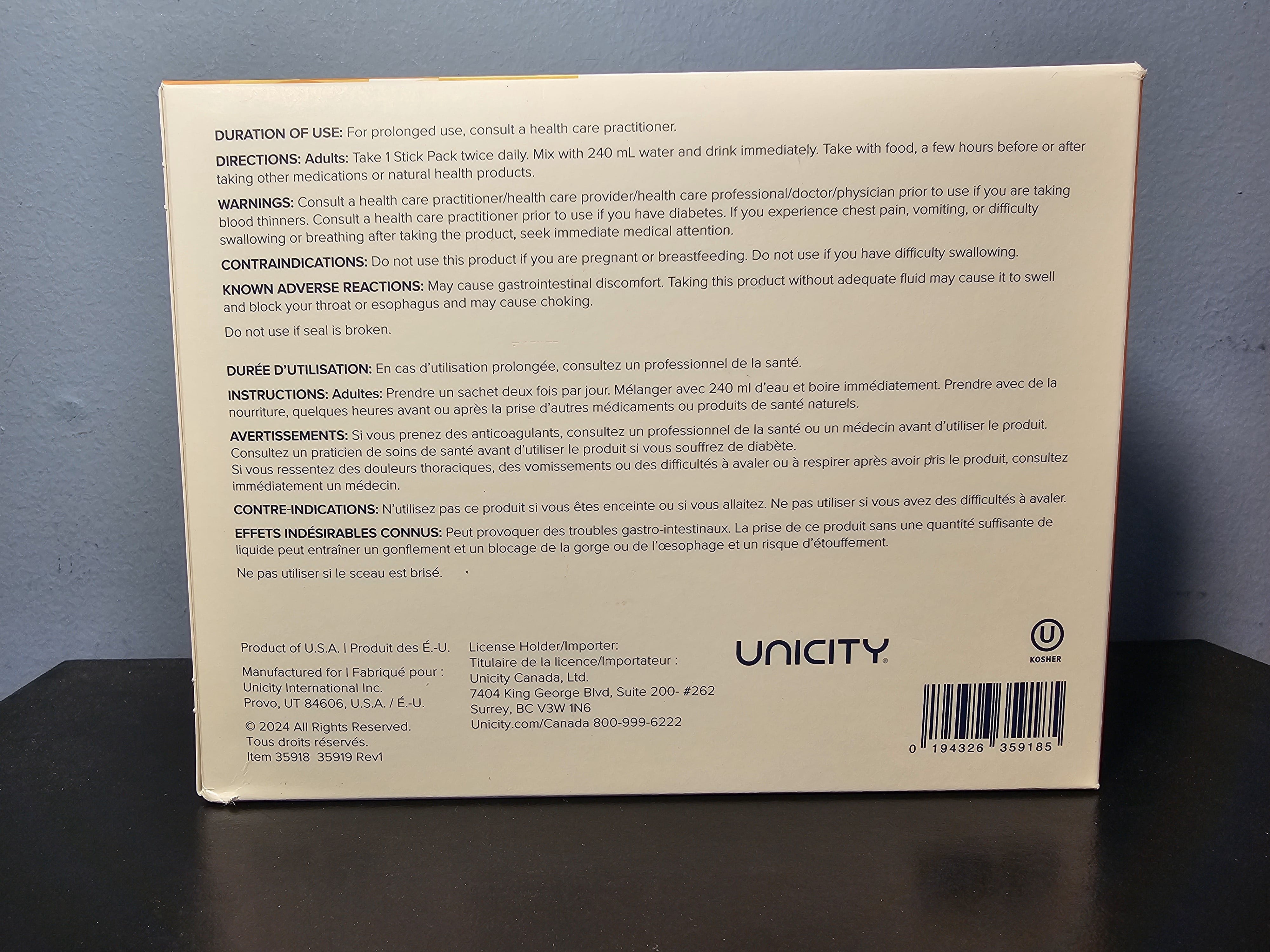 Unicity Multi Flavor Feel Great Balance Orange ( 2 Boxes ) & Unimate Lemon ( 1 Box ) NEW PACKAGING