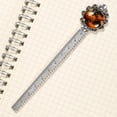 thumbnail image 3 of Thanksgiving pumpkins leaves Vintage Silver Lace-Edged Bookmark - the Gift for Readers and Book Lovers, 3 of 5