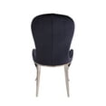 thumbnail image 2 of Acme Set Of 2 Side Chair With Black Fabric And Stainless Steel 72493, 2 of 5
