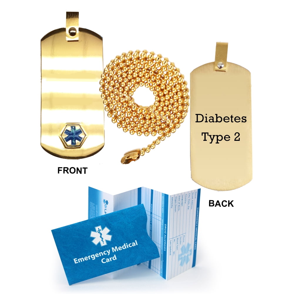 diabetes dog tag