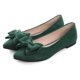 thumbnail image 2 of Zapatillas de ballet SAILING LU para mujer, de gamuza verde, talla 6, 2 of 7