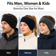 Winter Headband Fleece Ear Cover for Winter Ear Warmers Ear Muffs for Men Women Kids Ski Running Cycling 3 Packs