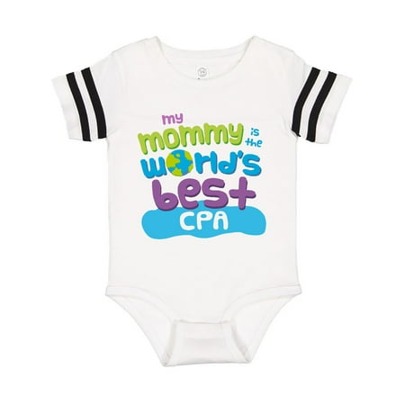 

Inktastic CPA Mom quote Gift Baby Boy or Baby Girl Bodysuit