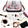 thumbnail image 6 of Cute Rabbit Egg Vintage Crossbody Bag for Women Medium Leather Hobo Bags Shoulder Bag Classic City Leather Satchels, 6 of 8