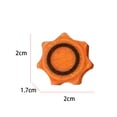 thumbnail image 5 of Gonggi Jack Stone Pebbles Set Juego Piedras para Juegos Fiesta (todos) Naranja, 5 of 5