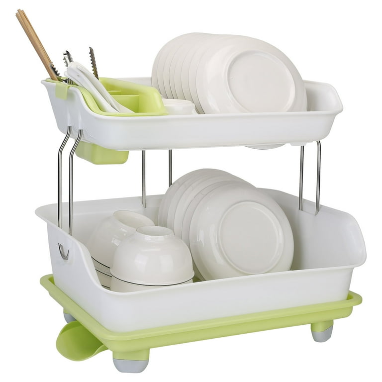 Multi tier dish drying rack sales