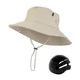 thumbnail image 2 of Sombrero tipo cubo para el sol, de secado rápido, de ala ancha, ideal para senderismo, equitación, adultos, jardinería y caza. Beige, 2 of 9