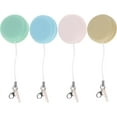 thumbnail image 2 of 4 Pack Macaron Phone Screen Cleaning Balls Touch Screen Cleaner with Case Mobile Phone Screen Wipes Glass Cleaning Wipes Key Pendant for Smart Phone Computer Tablet, 2 of 8