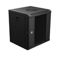 thumbnail image 2 of NavePoint 11.8 in Wall Mount Network Cabinet, 6U, Glass, Black, 2 of 6